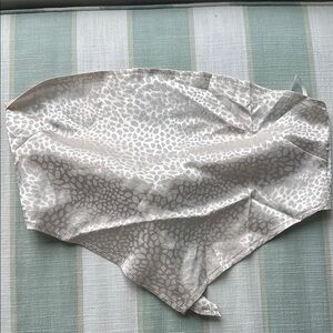 Cream Leopard Print Crop Top